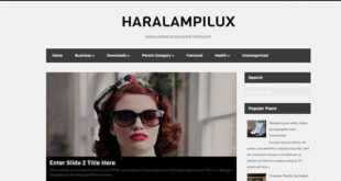 haralampilux blogger template