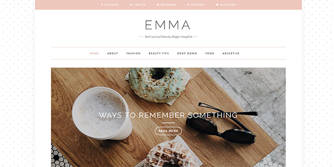Emma Personal Blogger Template
