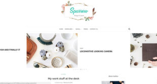 Sparrow Personal Blogger Template