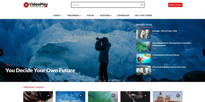 VideoPlay Blogger Template